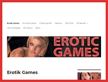 Tablet Screenshot of erotik-game.com
